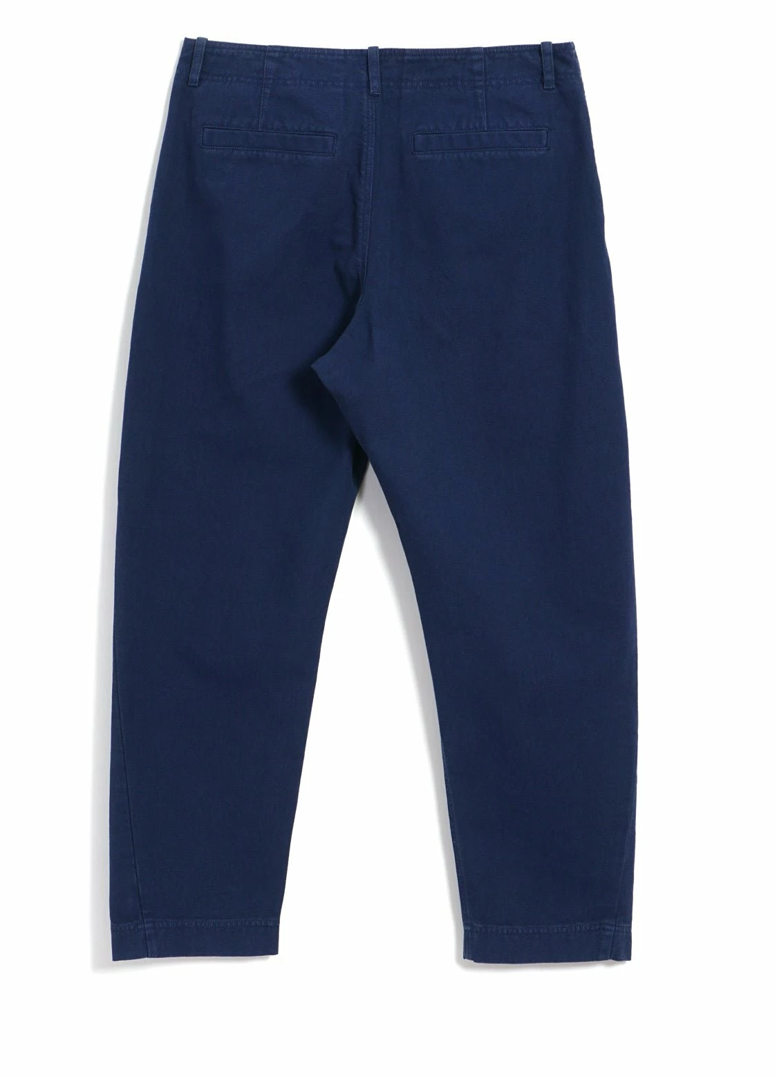 HANSEN GARMENTS TRYGVE | Wide Cut Cropped Trousers | Work Blue - Image 3