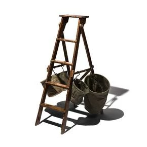 Puebco VINTAGE TENT FABRIC HOOK BASKET - Image 2