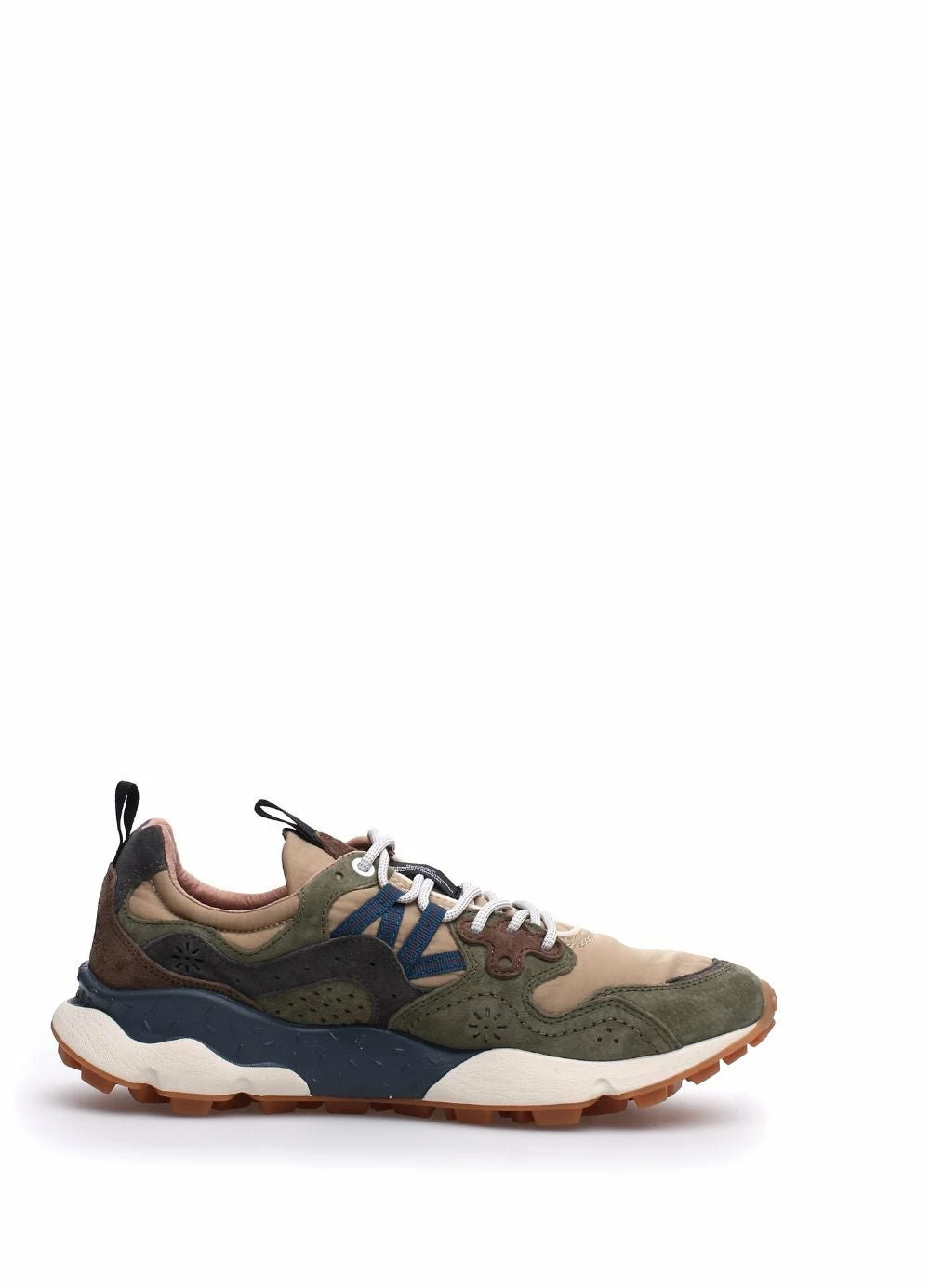 Flower Mountain YAMANO 3 | Suede & Nylon Sneaker | Military Beige - Image 2